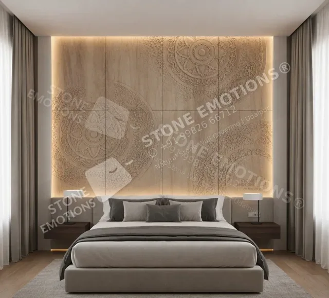 Quiet Bedroom Texture — Bedroom walls stone design, Stone Emotions SE-102