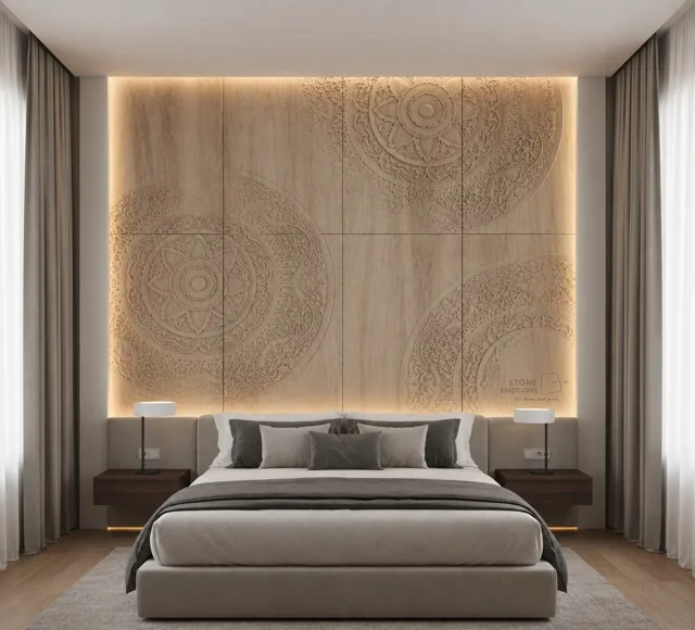 Quiet Bedroom Texture — Bedroom walls stone design, Stone Emotions SE-102