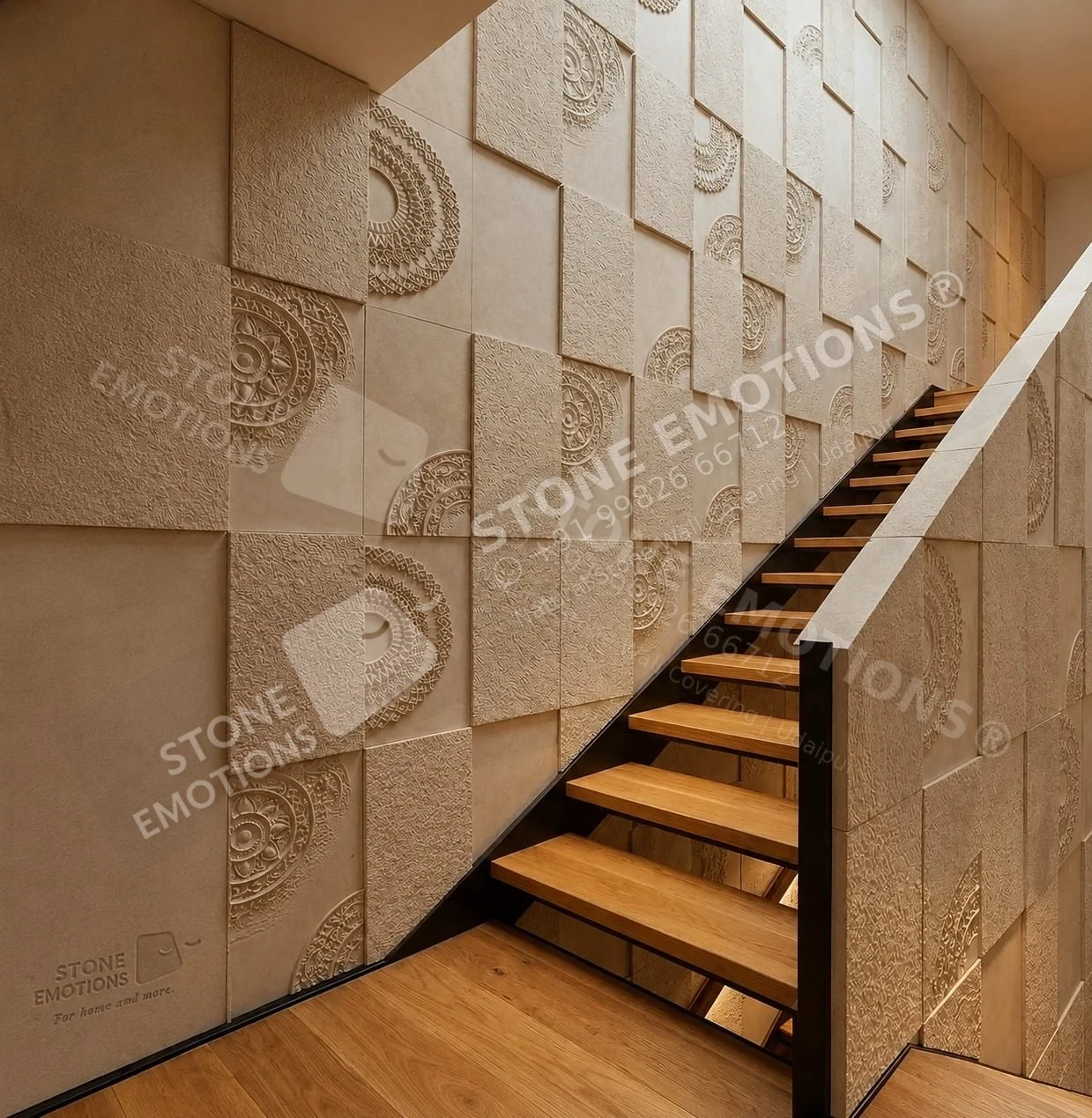 Modular Staircase — Double-height & staircase stone design, Stone Emotions SE-103