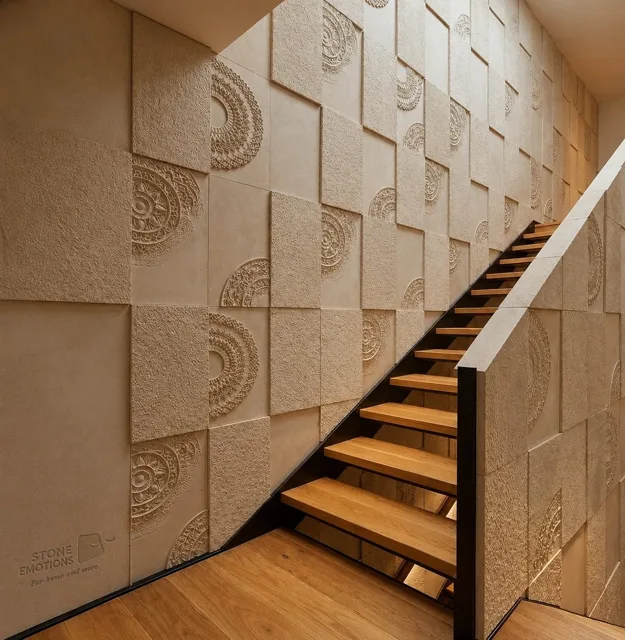 Modular Staircase — Double-height & staircase stone design, Stone Emotions SE-103
