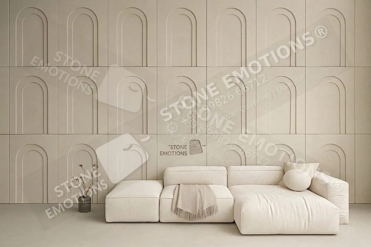 Arch Rhythm — Living room walls stone design, Stone Emotions SE-126