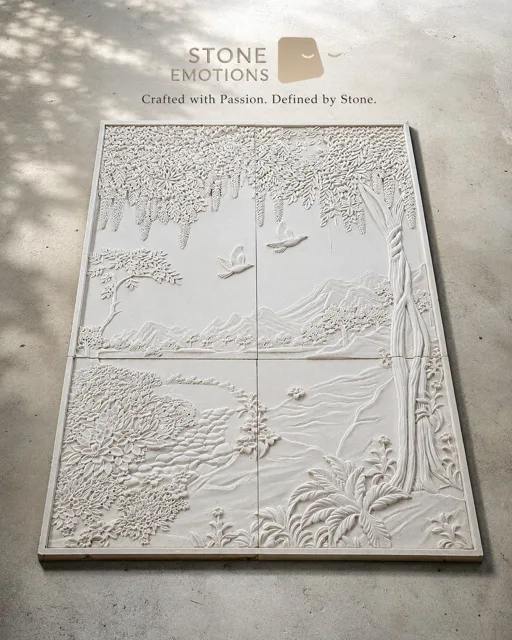 Nature Landscape Panel — Carved & textured panels stone design, Stone Emotions SE-085
