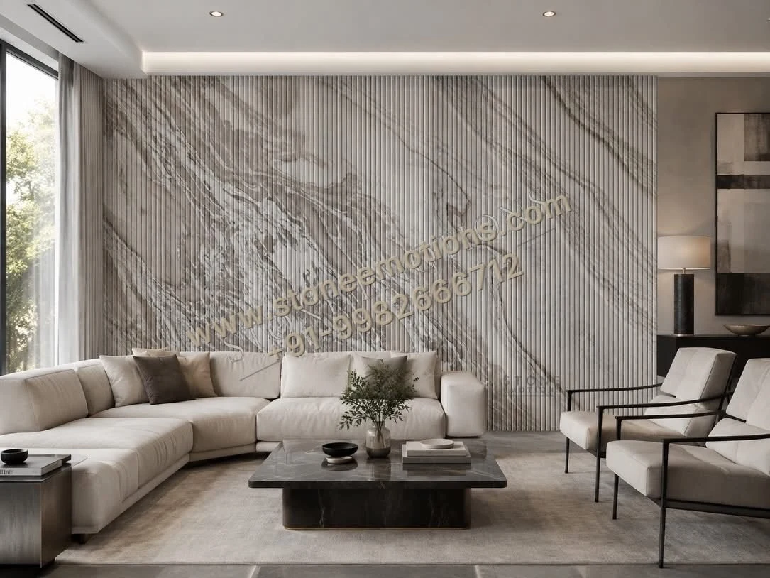 Mineral Landscape — Living room walls stone design, Stone Emotions SE-060