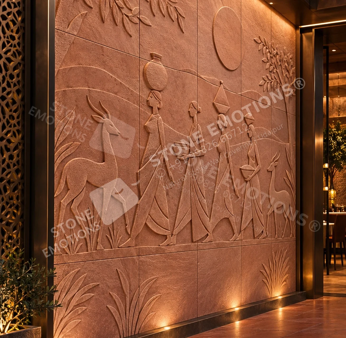 CHRONICLE CHR-07 JOURNEY FRIEZE — Fine-dining entrance / cultural hospitality