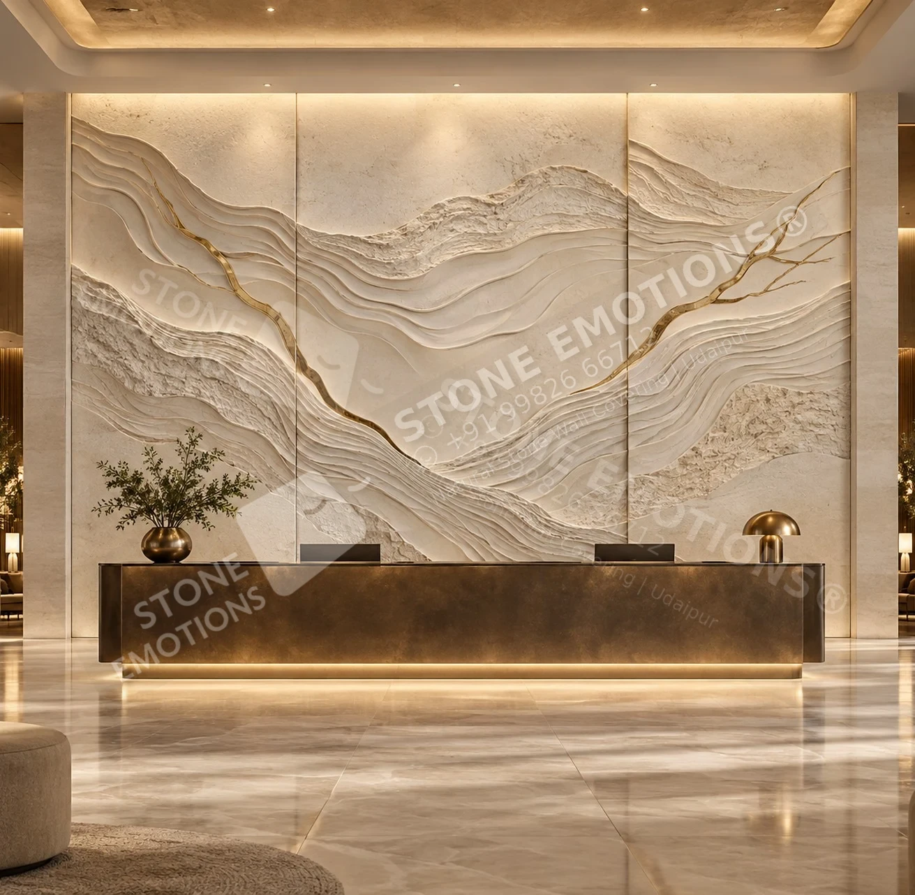 SYNERA SYN-05 AURIC STRATA — Luxury hotel reception